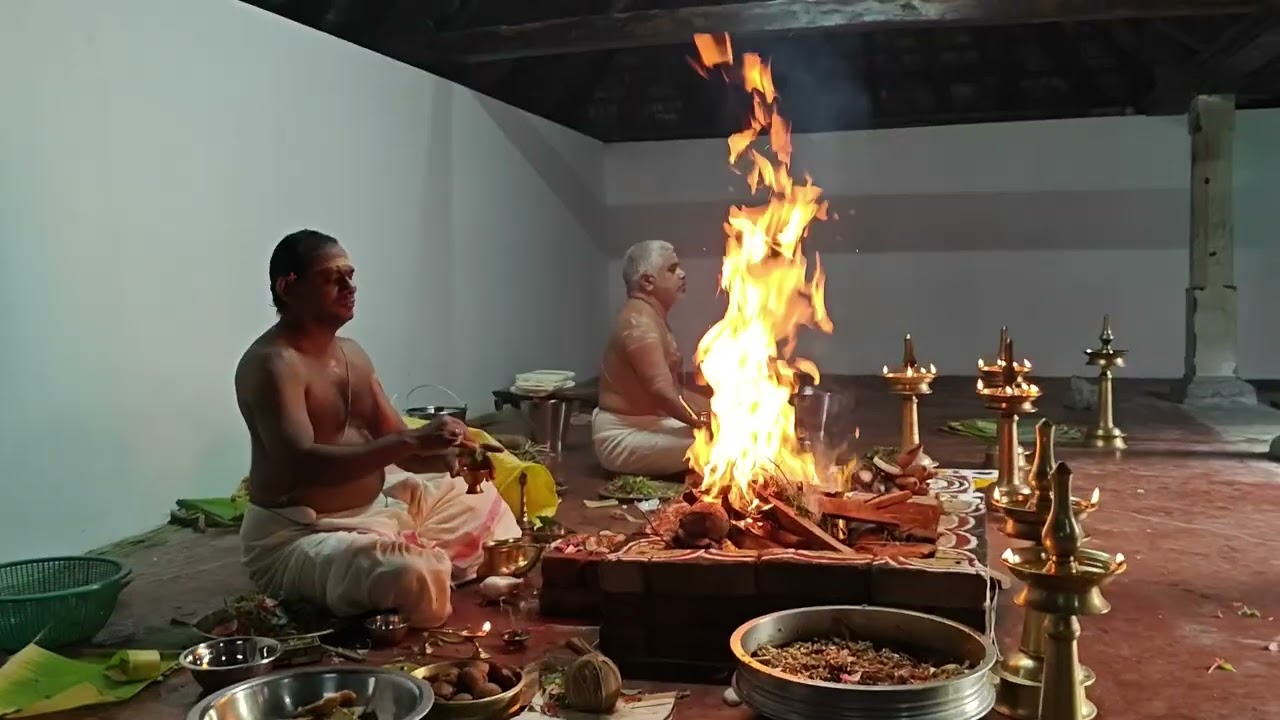 Mahaganapathi Homam @ Thiruvara Mahadeva Temple