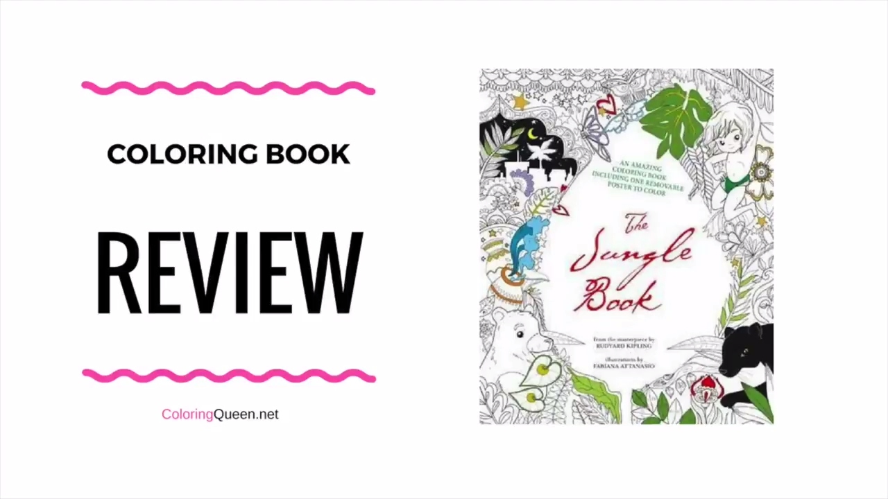 The Jungle Book - Coloring Book Review - Fabiana Attanasio