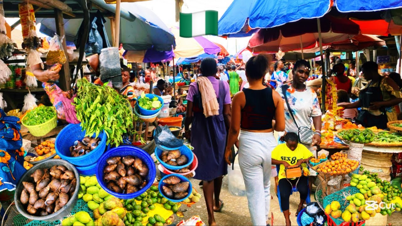 Biggest African Market Day In Delta, Shopping with $40 in Nigeria Market