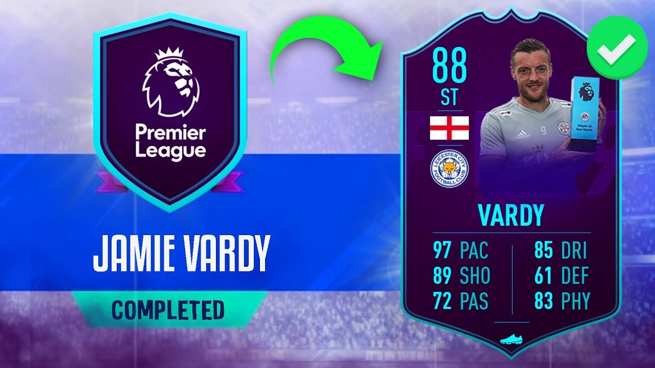 88 'POTM' VARDY SBC CHEAPEST SOLUTION - #FIFA19 88 Jamie Vardy April PL POTM SBC Cheap Way
