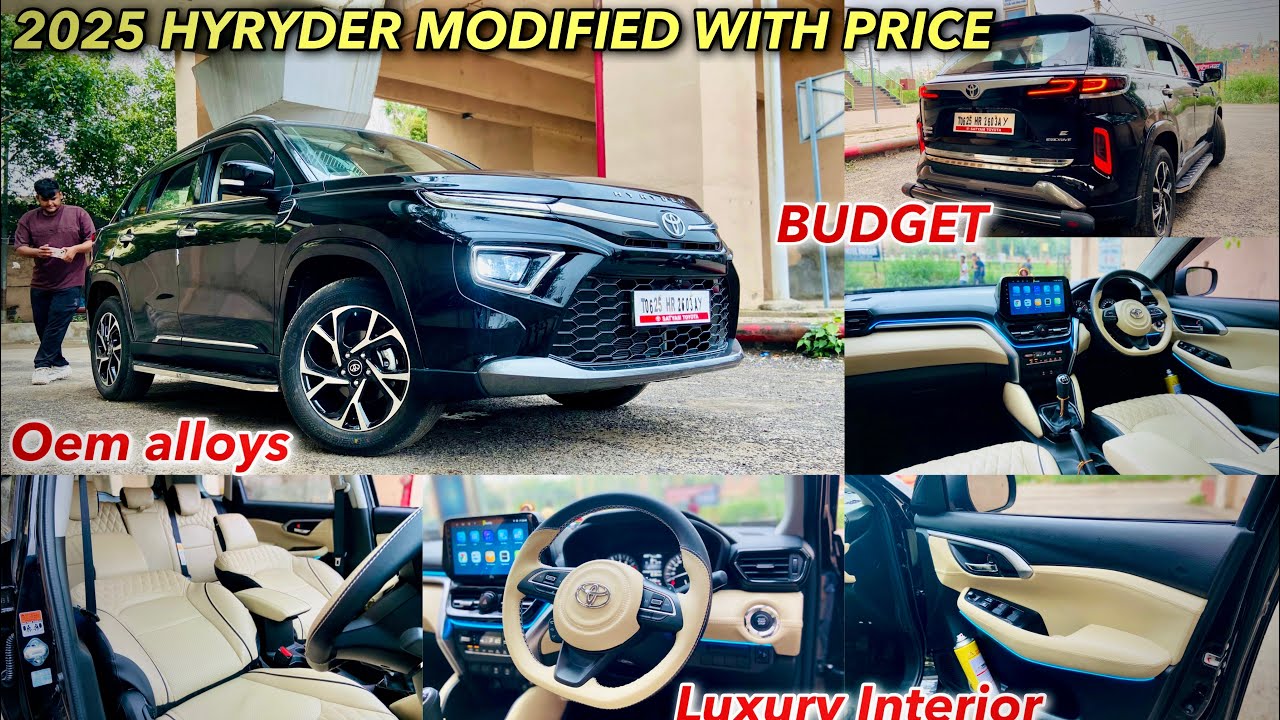 2025 TOYOTA HYRYDER BASE MODEL MODIFIED WITH PRICING | HYRYDER MODIFICATION
