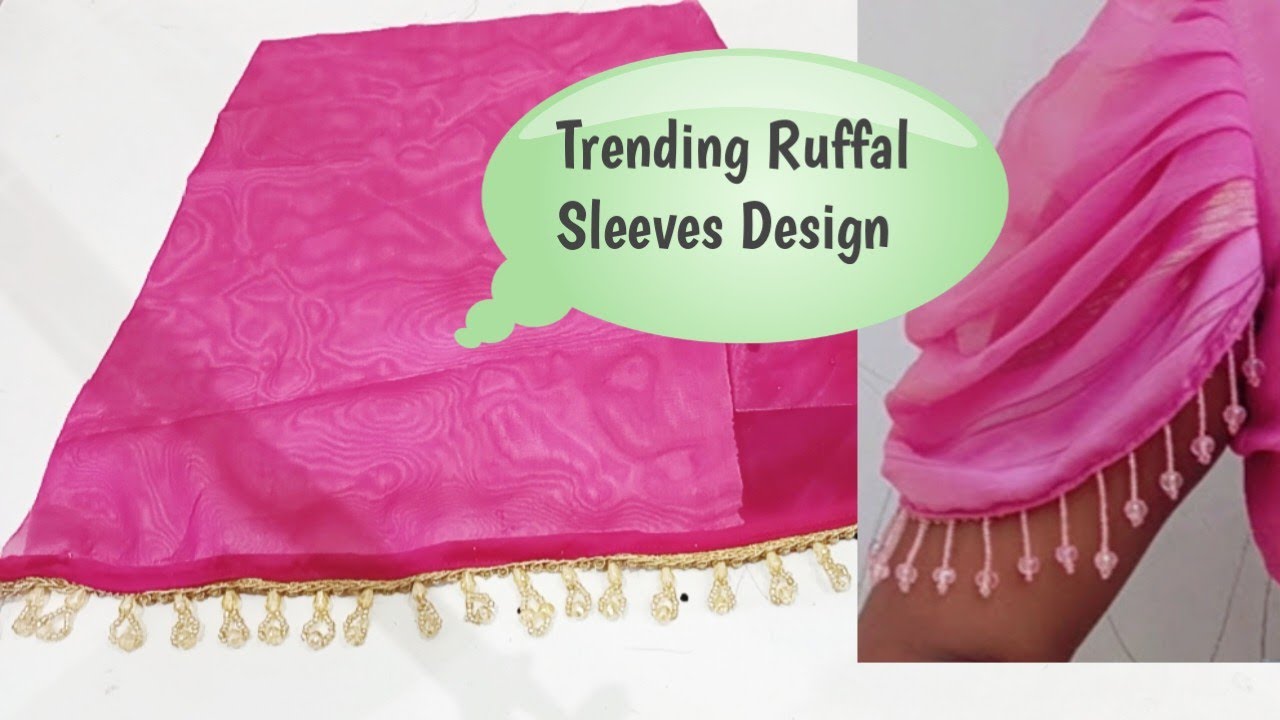 #sleevesdesign Trending sleeve design cutting and stitching| blouse sleeves design| बाजू का डिजाइन  