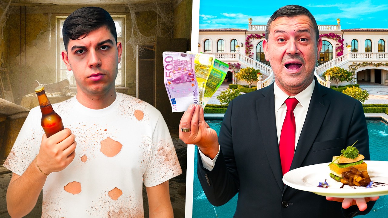 😥 VIVIAMO PER 24 ORE con 1&euro; VS 100&euro;!! 💰