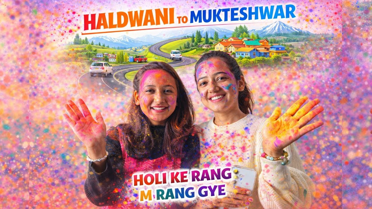 Finally ghar aa gye 🥰ghar aate hi holi colours lga diye🤦‍♀️😅 