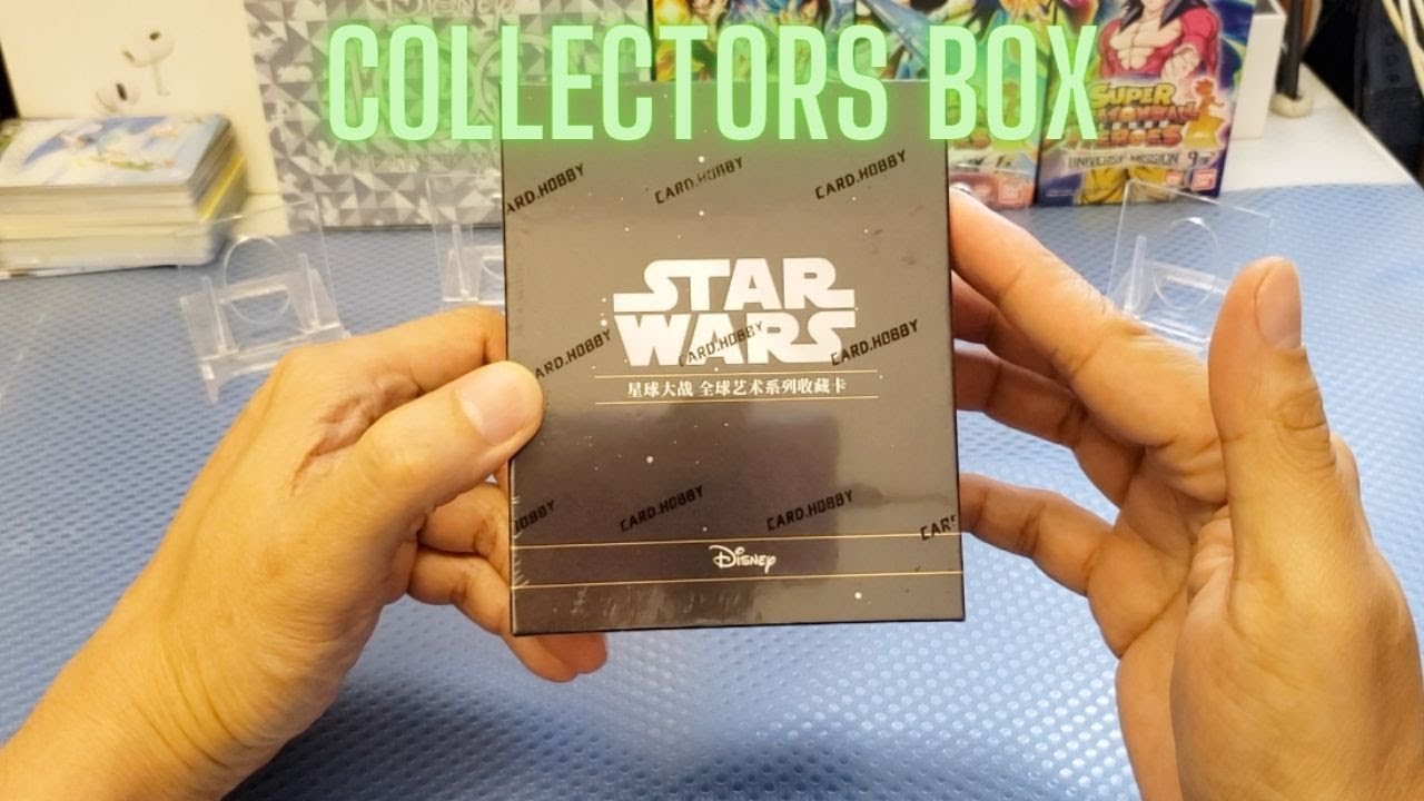 THE COOLEST CARDS! DISNEY STAR WARS GLOBAL ART SERIES COLLECTORS BOX (83US$)