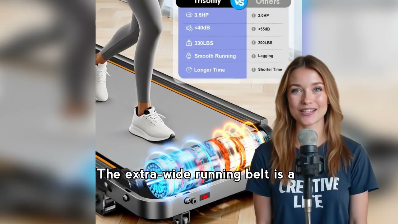 Trisomy 4-in-1 Folding Treadmill Review: Best portable treadmill with incline and handle