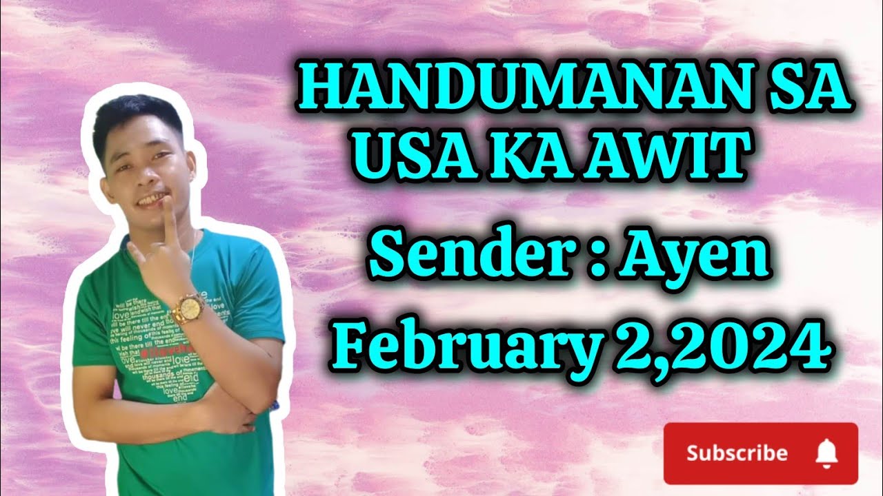 handumanan sa usa ka awit  drama 2024 February 2,2024 sender ayen