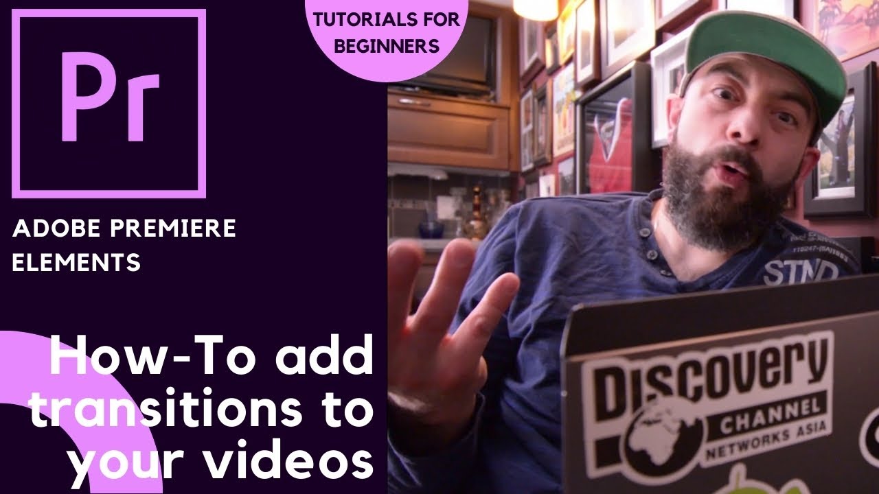 Adobe Premiere Elements 🎬 | How to merge video clips with transitions | Tutorials for Beginners