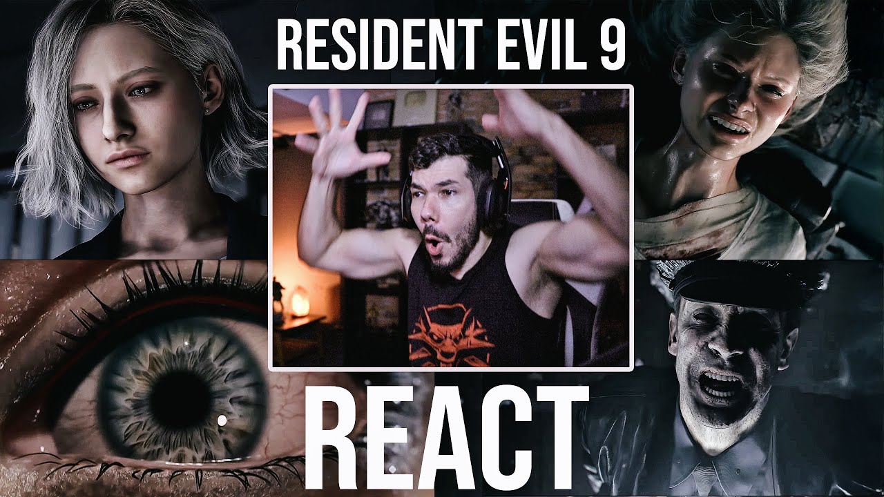 RESIDENT EVIL 9 REQUIEM - REACT DO TRAILER | REAÇÃO do MAXMRM