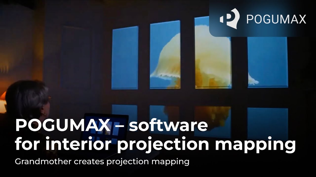 POGUMAX &ndash; software for interior projection mapping [POGUMAX]
