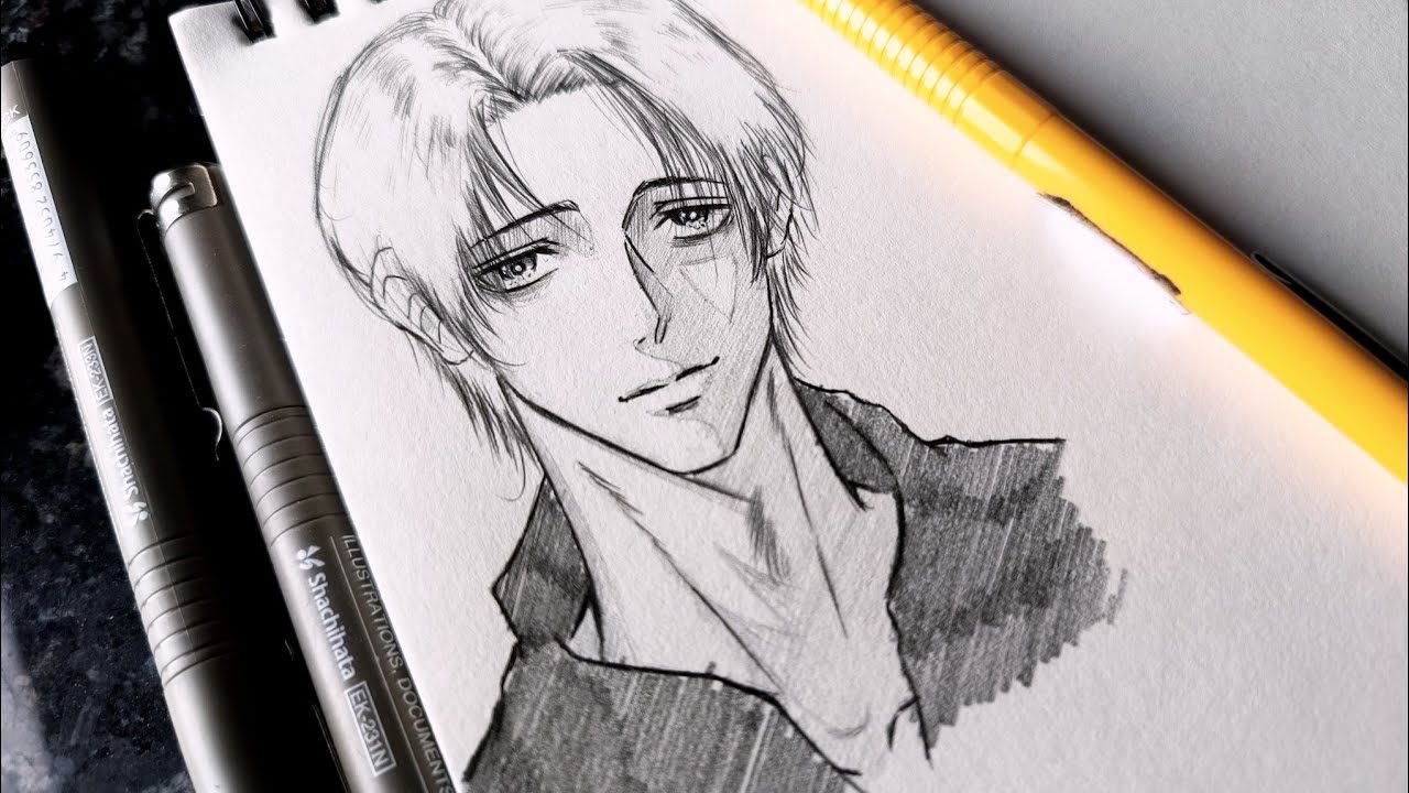 YUTA DRAWING TUTORIAL STEP BY STEP (Jujutsu Kaisen