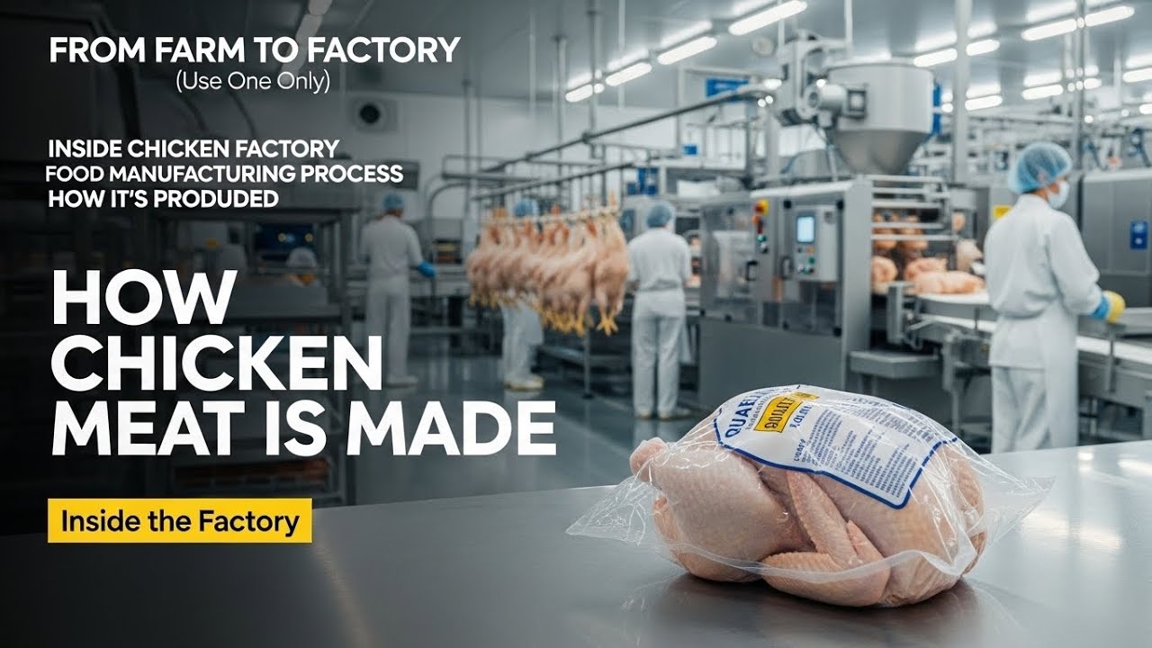 How Chicken Meat Is Made | Inside a Modern Chicken Processing Factory