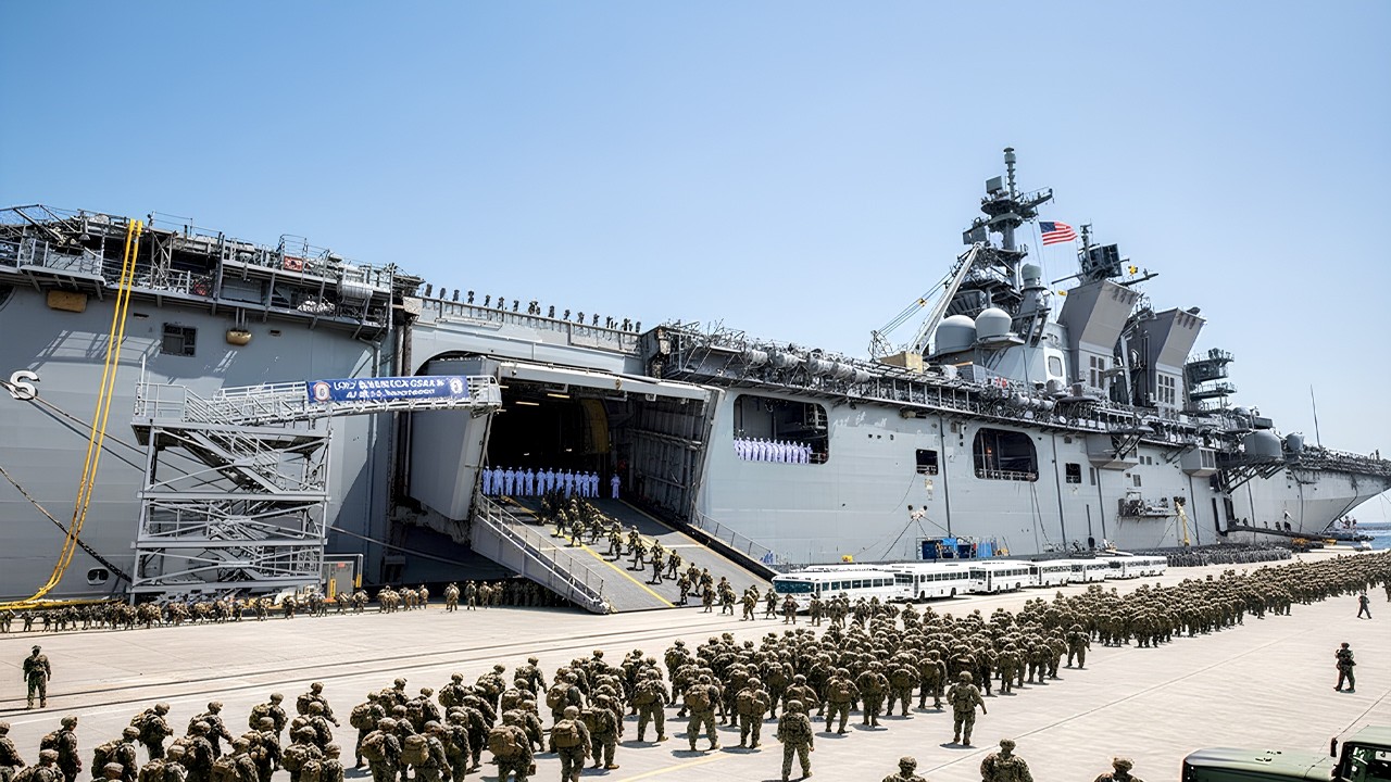 High Alert! USS America (LHA-6) Departs for Rapid Response Operations at Sea