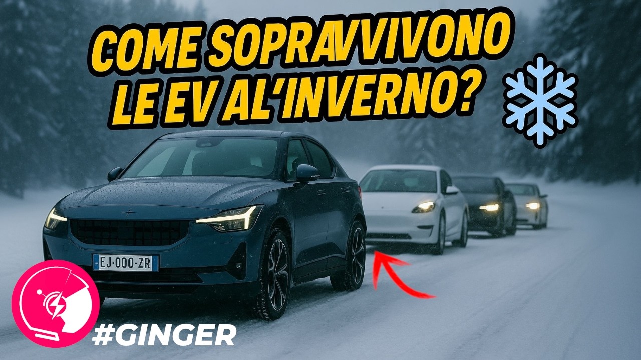 EV e freddo: cosa cambia davvero con neve e basse temperature | A SCUOLA DI ELETTRICO #4 📚