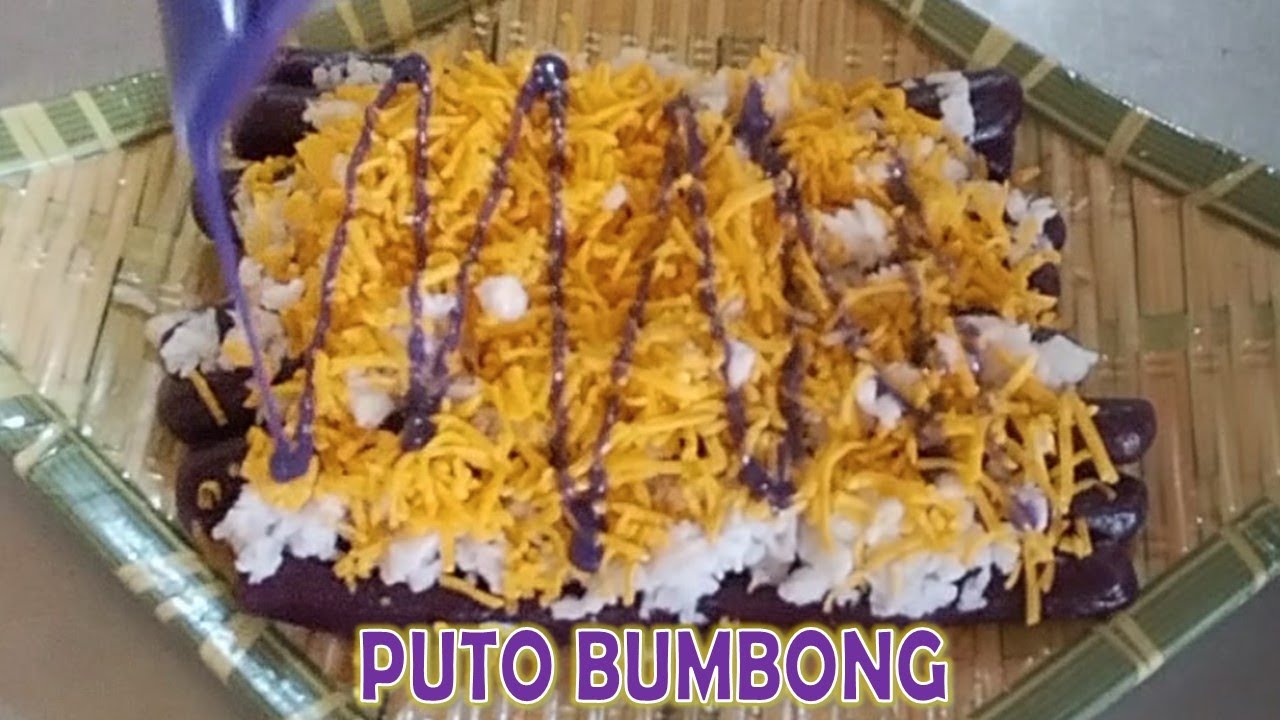 NO BAMBOO STEAMER PUTO BUMBONG WITH UBE CONDENSED MILK