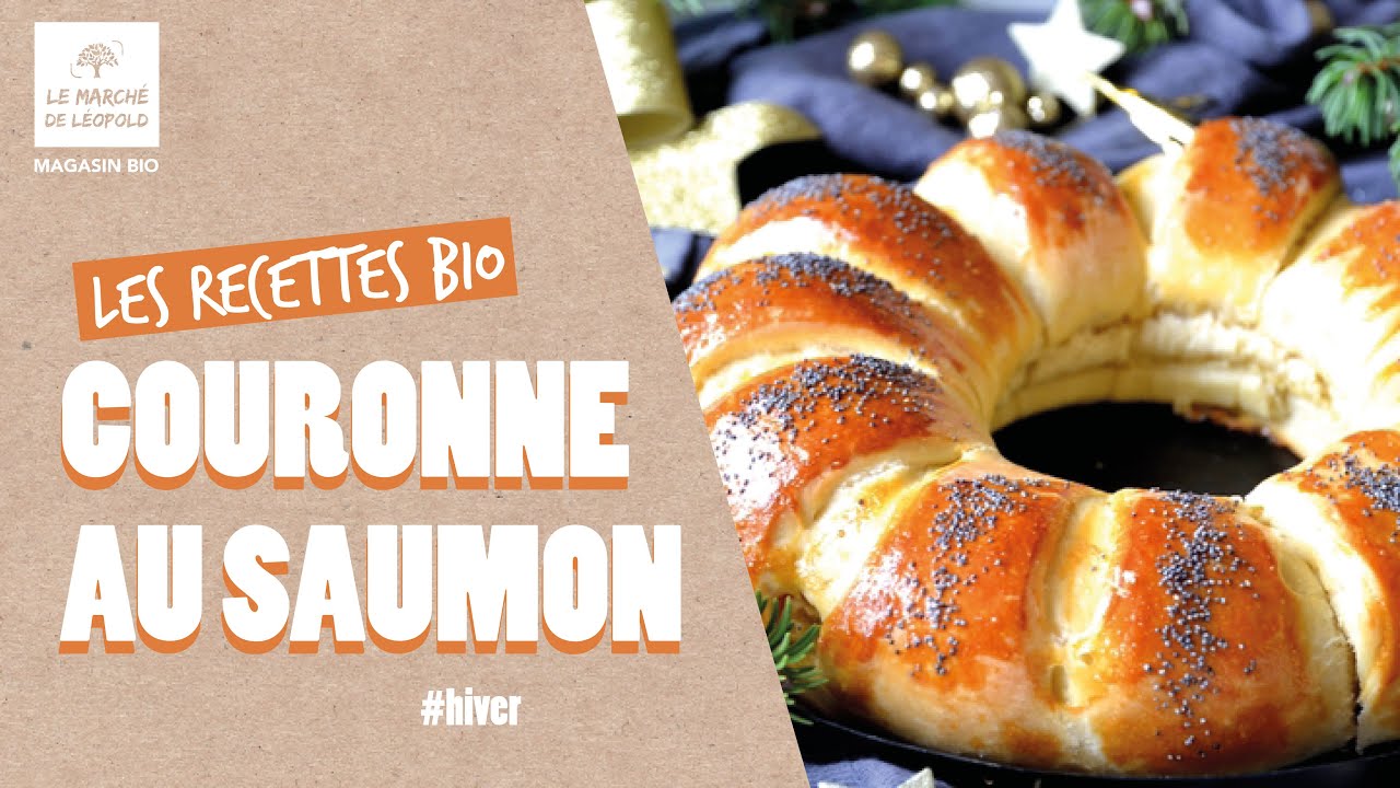 RECETTE BIO : Couronne de Noël au saumon