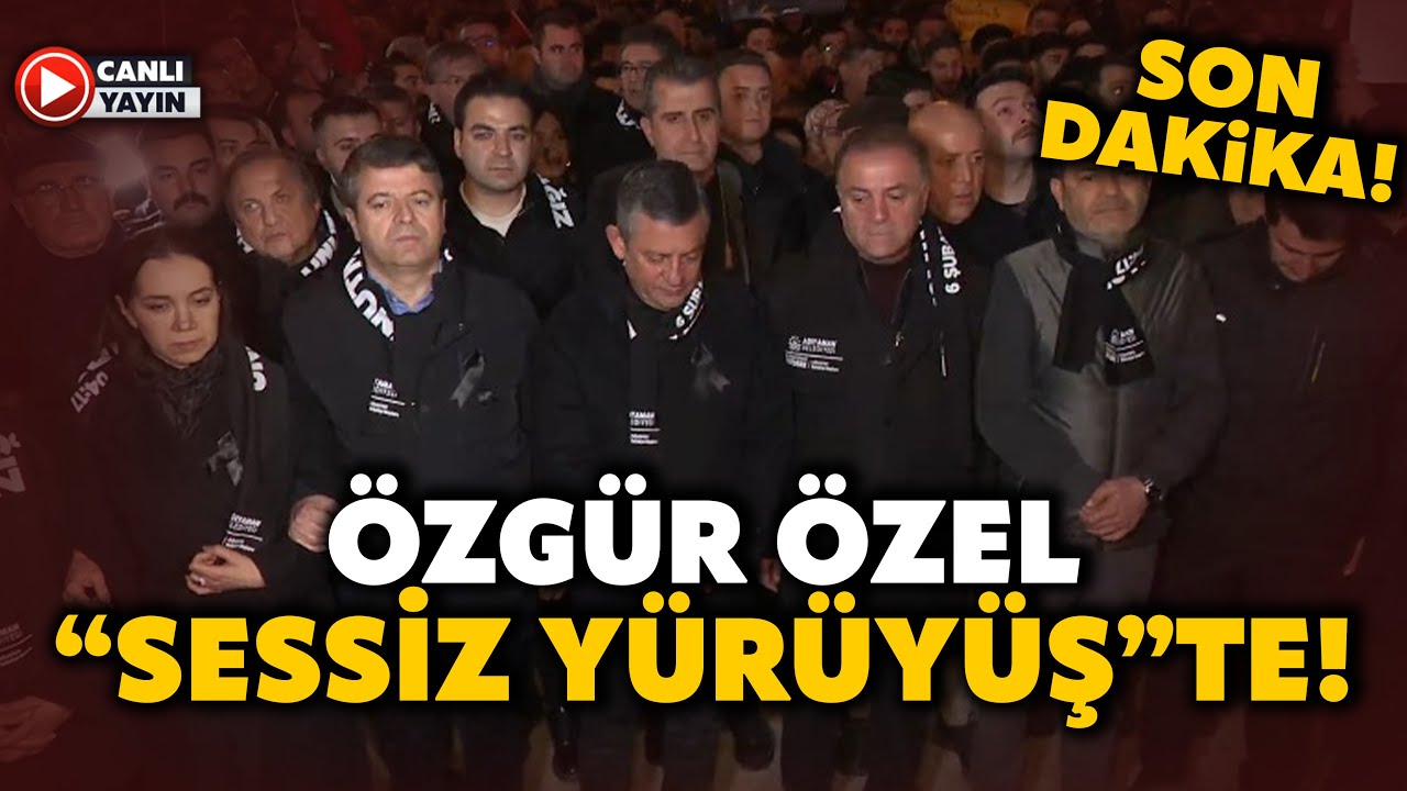 Özgür Özel, depremde hayatını kaybedenlerin anısına düzenlenen 