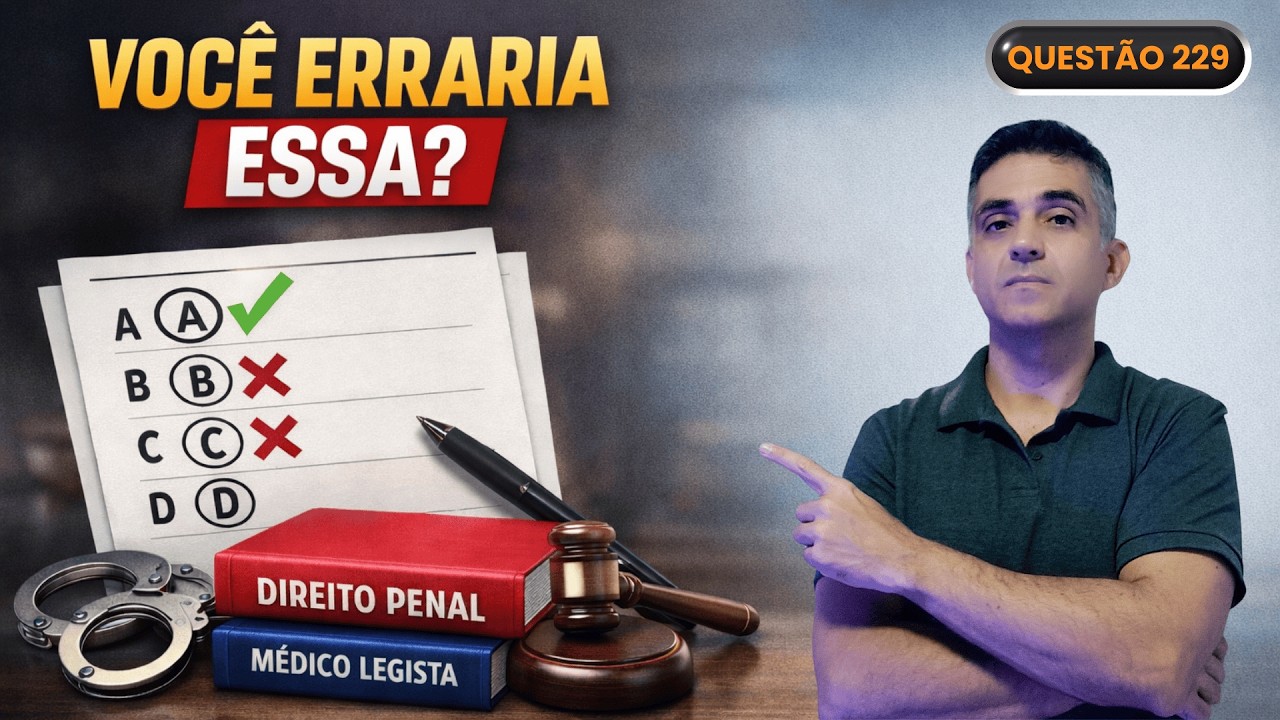 A alternativa INCORRETA sobre crime que mais derruba em concurso policial