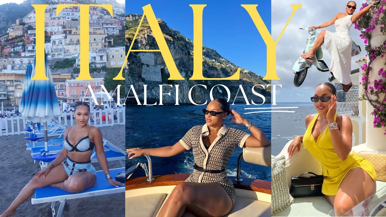 ITALY TRIP VLOG [ Boat in Amalfi + Cooking Class + Exploring Amalfi Coast ]