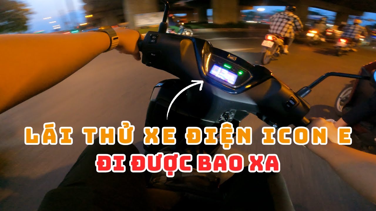 LÁI THỬ Xe Điện Honda Icon e - 100% Pin Đi Được Bao Xa (Phần 1) | CUA Vlog61