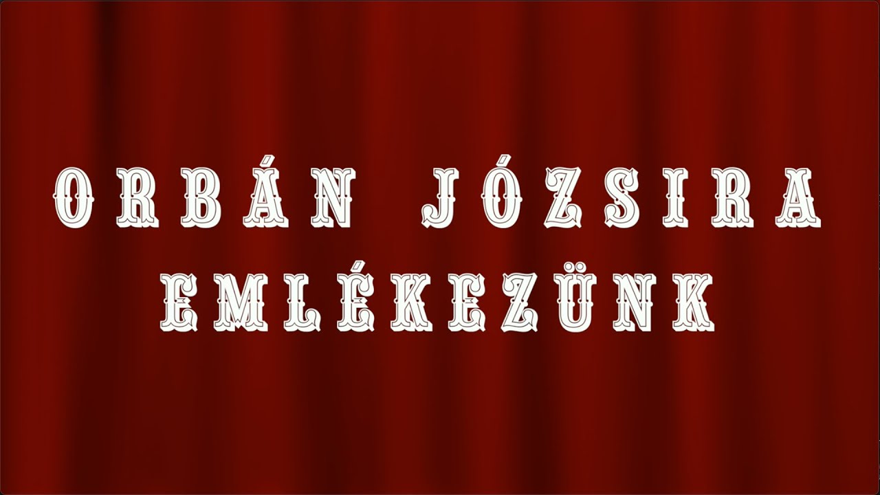 Lali Király CsütörTöke Show ma Orbán Józsira emlékezünk fogadjátok szeretettel!