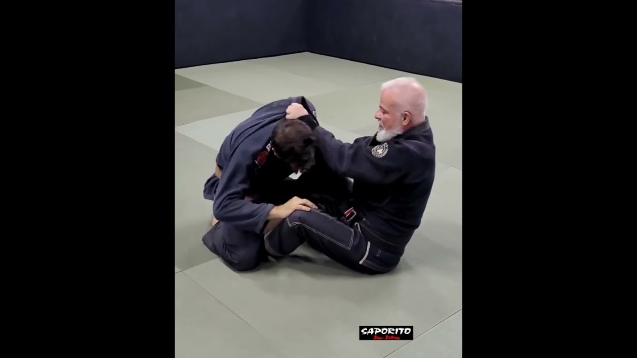 Jiu-Jitsu - Estrangulamento com Pegada Dupla na mesma Lapela.