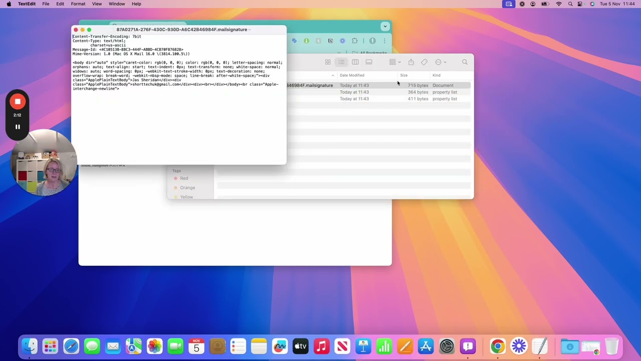 Setup html email signature in Apple Mail in 2024 📧