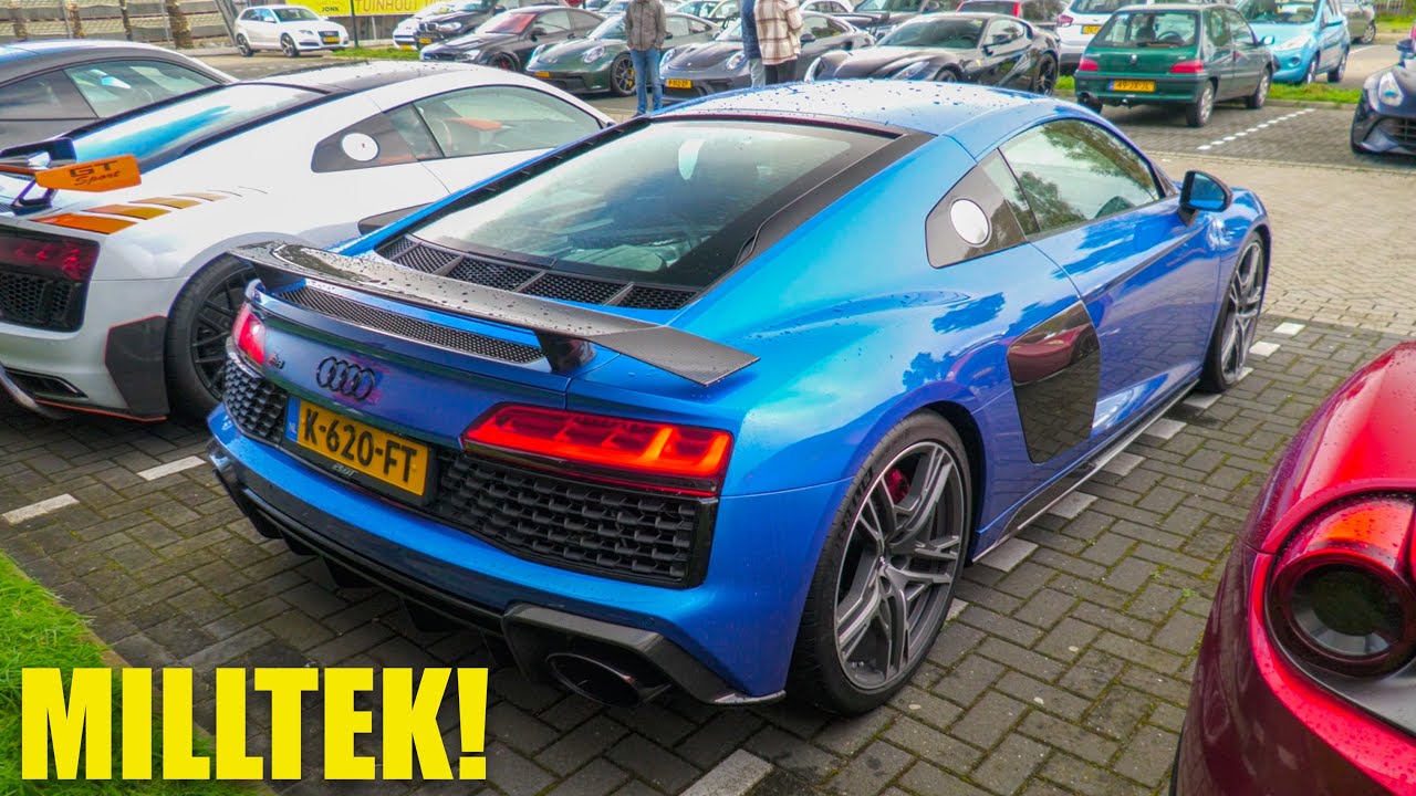 Audi R8 V10 with Milltek Exhaust - Cold Start, LOUD Revs and Accelerations!