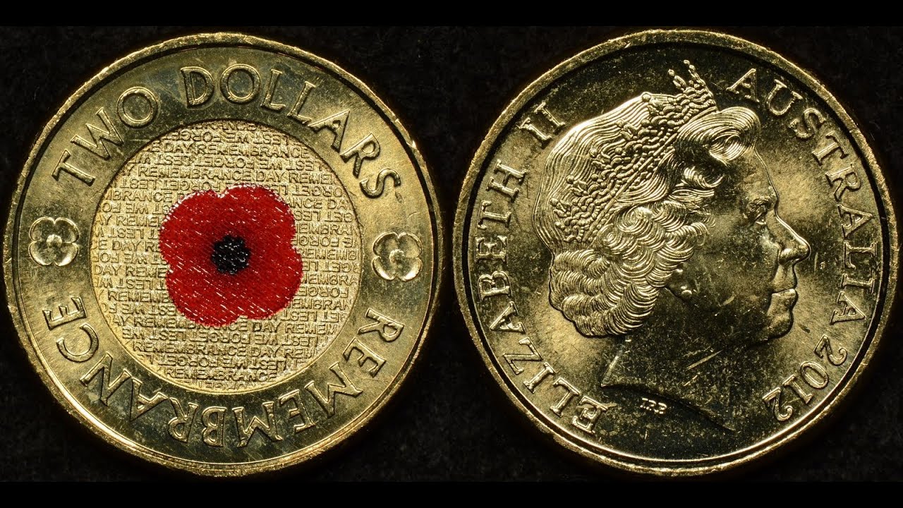 Discover The 2012 Australian Red #poppy $2 Coin *WORTH BIG $$$!* #valuablecoins #rare #remembrance