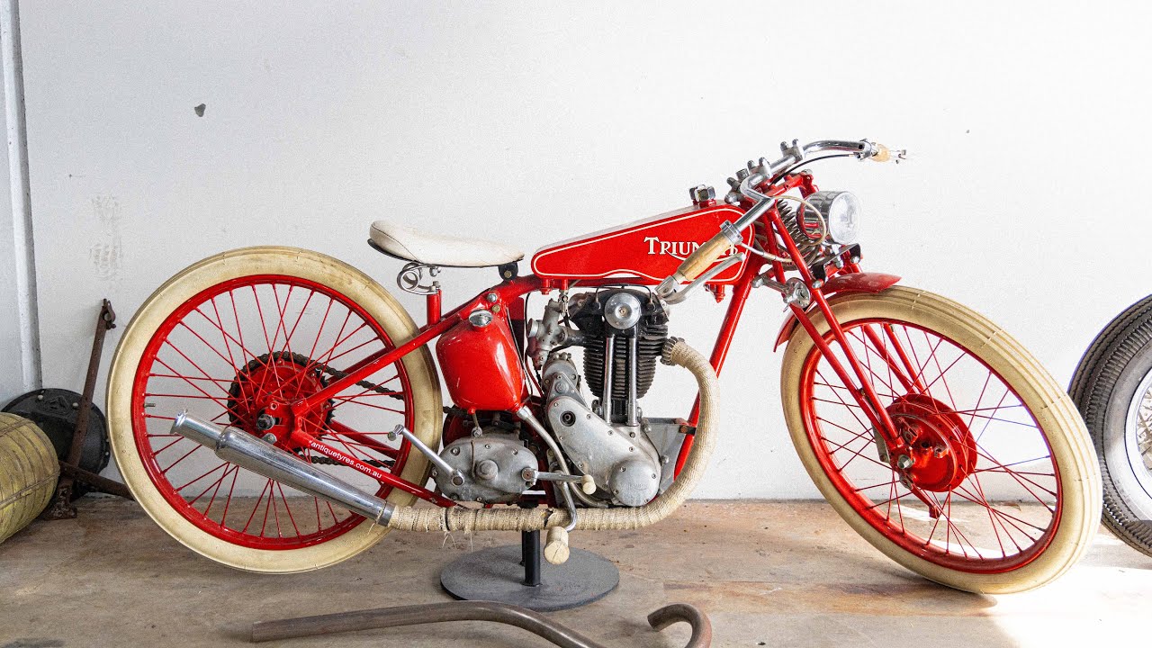NEW ADDITION -  1938 Triumph Board Tracker - Lake Perkolilli Race Bike