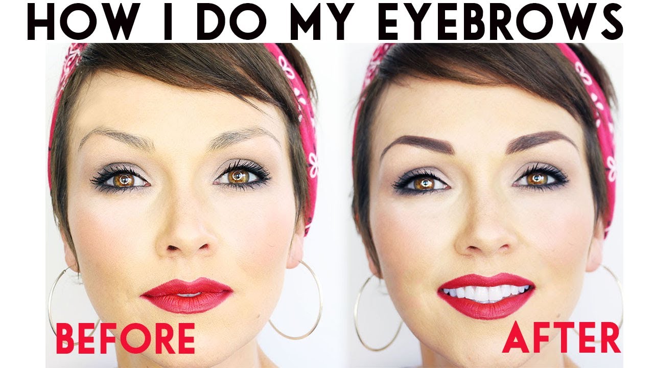 How I Do My Eyebrows