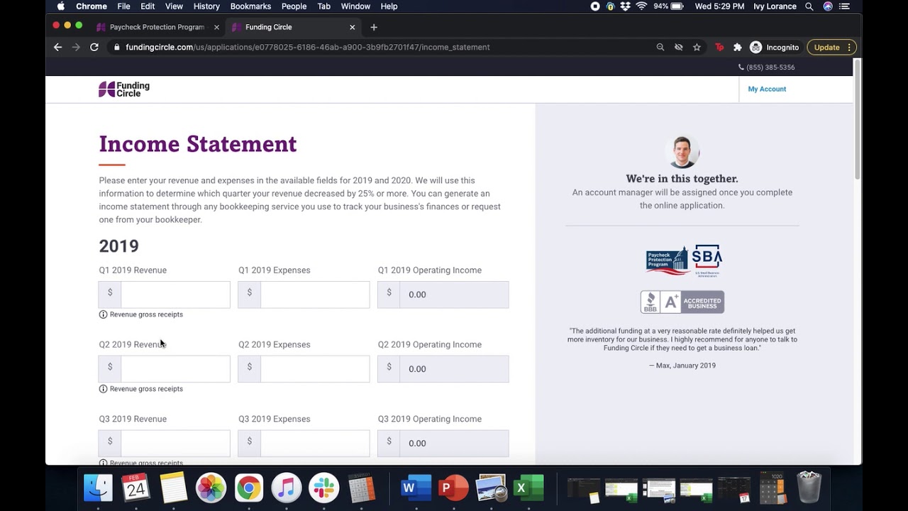 Womply/Funding Circle Second Draw PPP Application Walkthrough for Employers