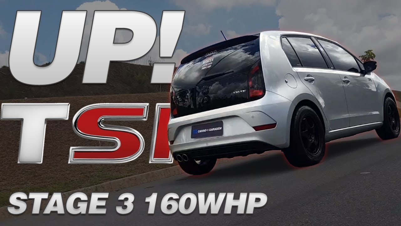 UP! TSI STAGE 3 COM TURBINA HÍBRIDA = 160WHP! PROJETO INCRÍVEL