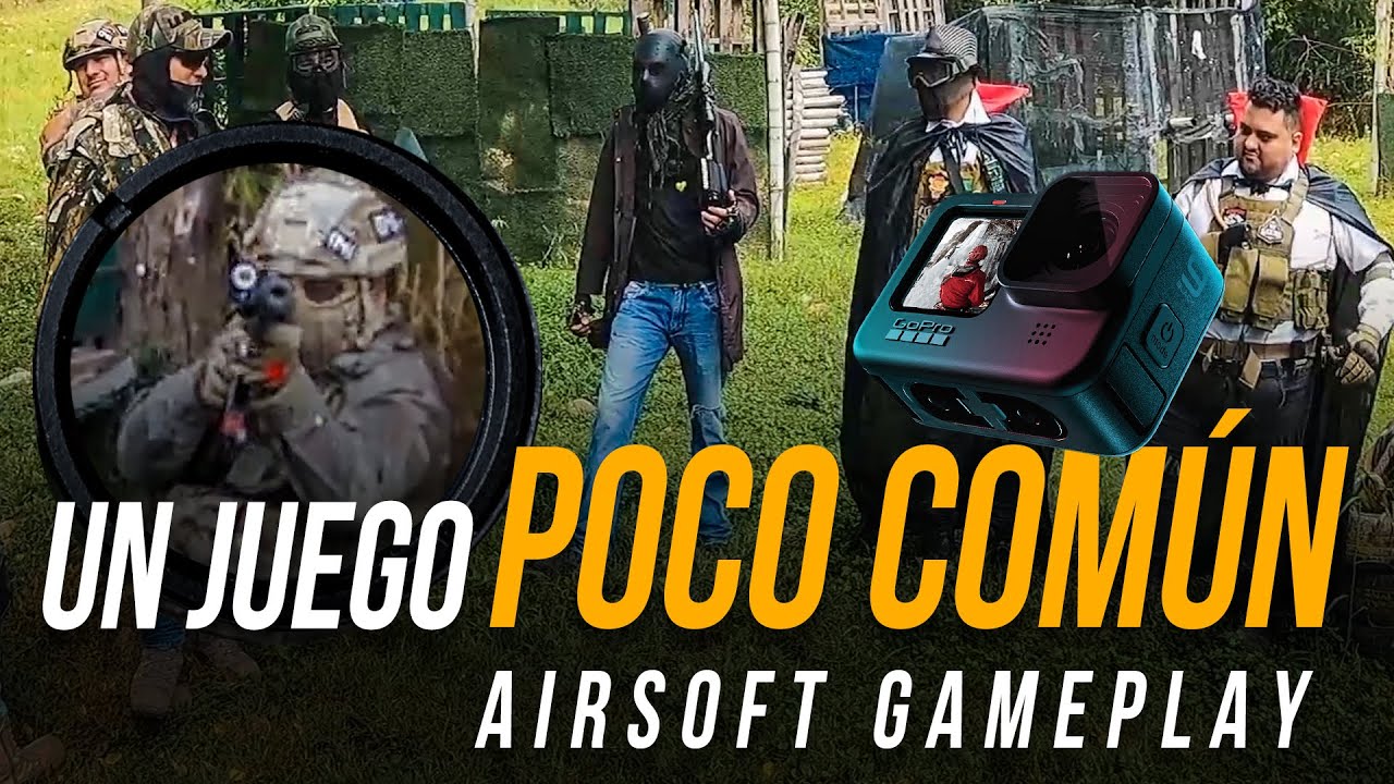 🚨UN JUEGO POCO COMÚN 🤯 | 🎃AIRSOFT GAMEPLAY 💥 | GOPRO HERO 9 🎥 | THE JOKER 🃏