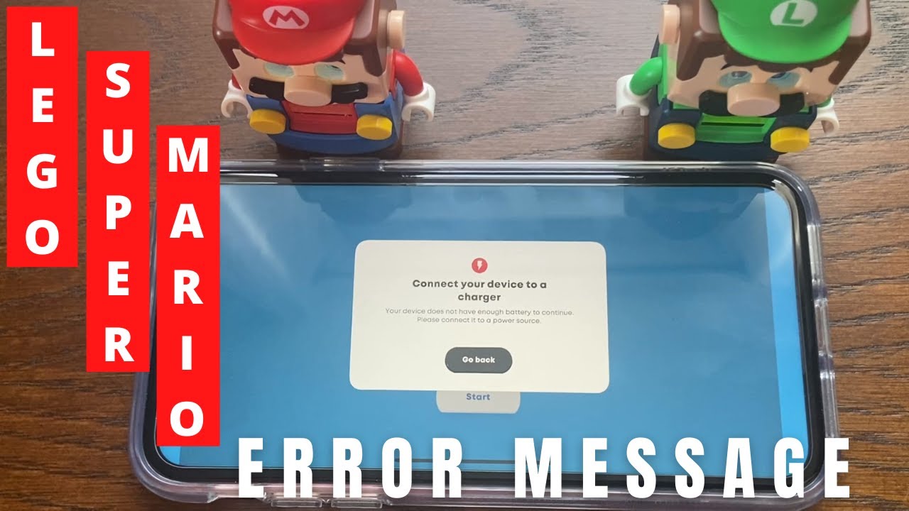 Lego Super Mario can not update -  Solved