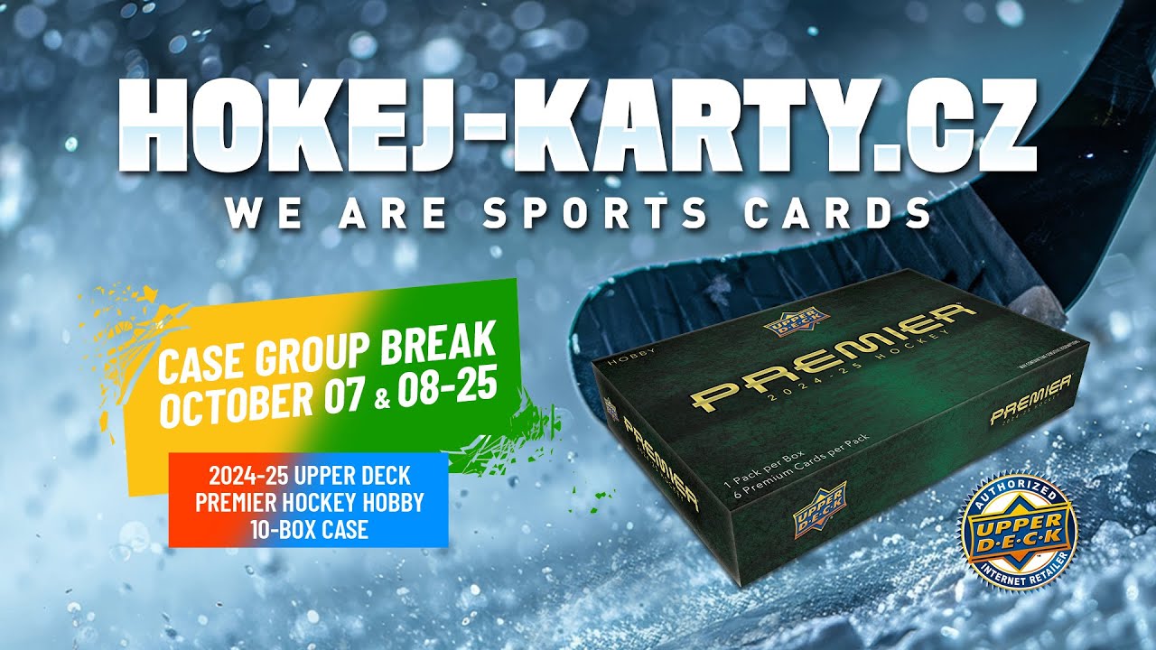 HOKEJ-KARTY.CZ SPECIAL CASE GROUP BREAK OCTOBER 07 a 08-2025 - 2024-25 UD PREMIER HOCKEY