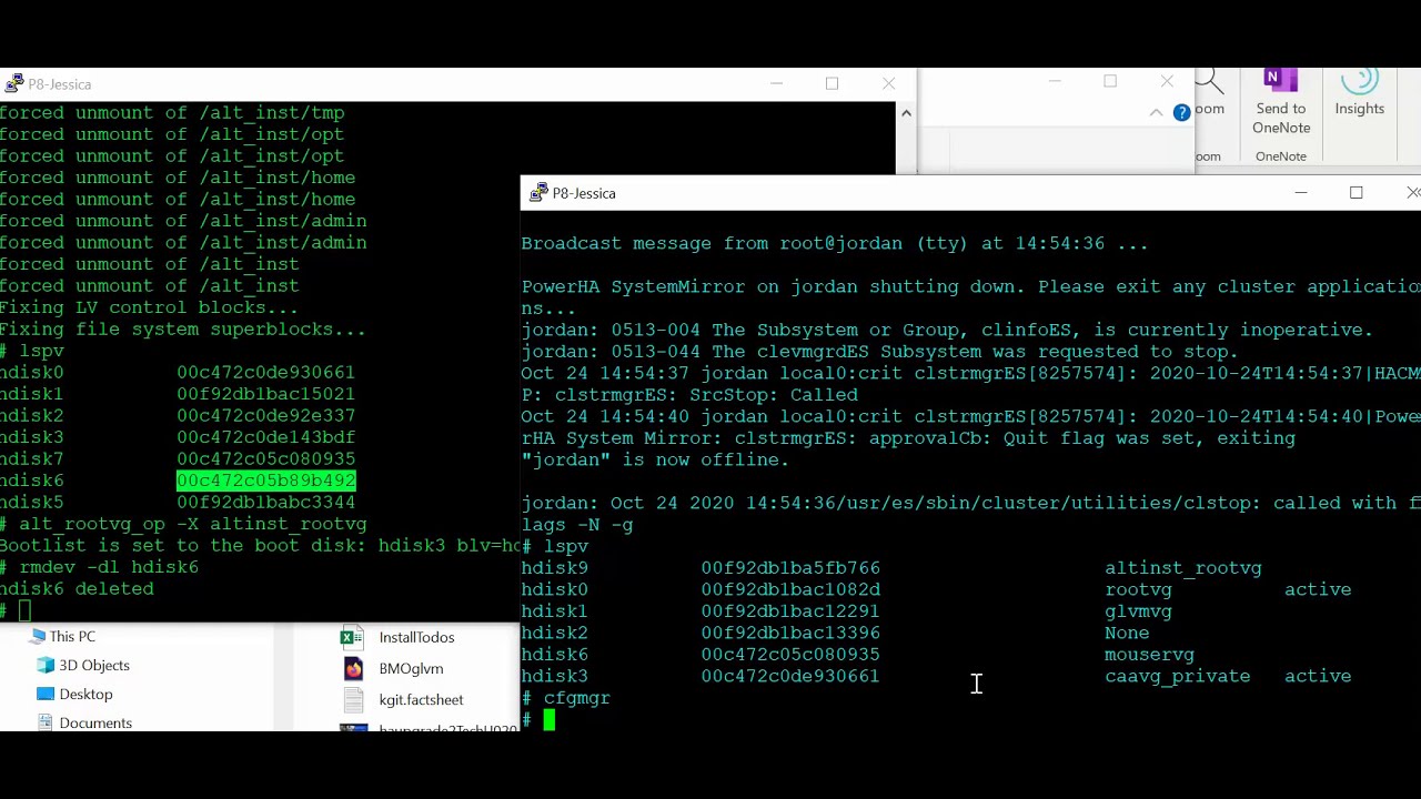 Cloning/Restoring a PowerHA node from another