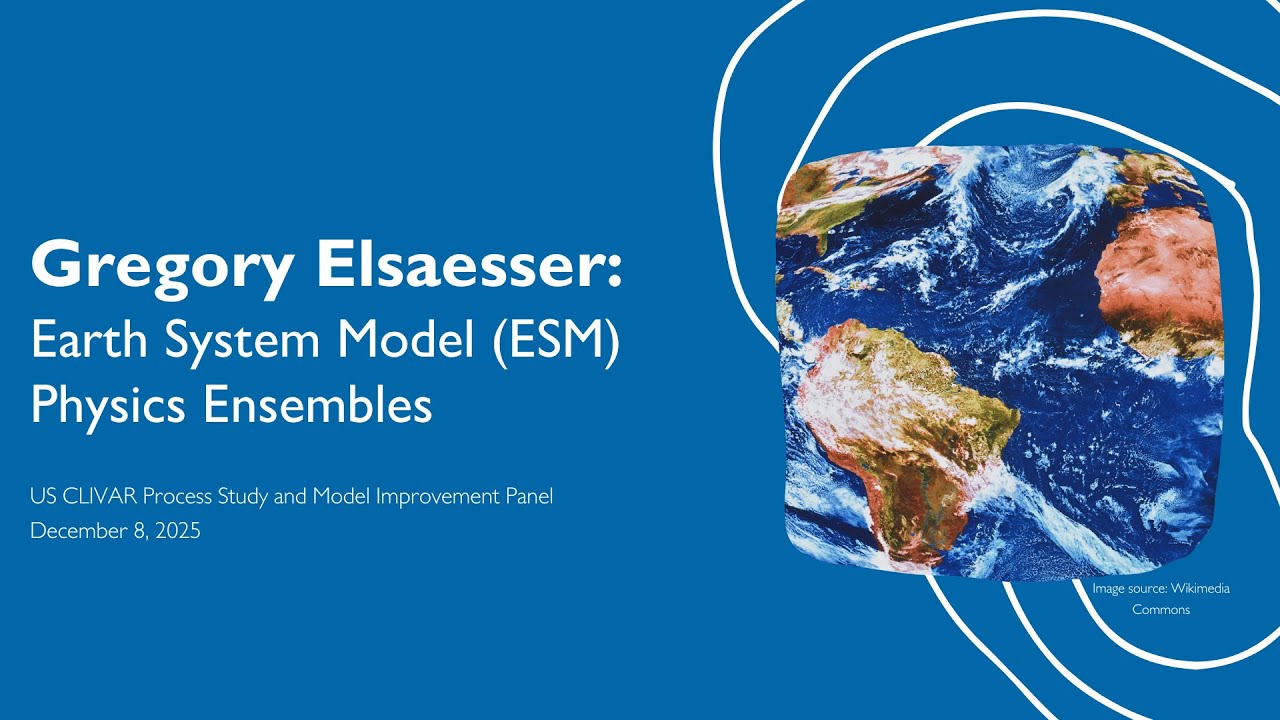 Earth System Model (ESM) Physics Ensembles