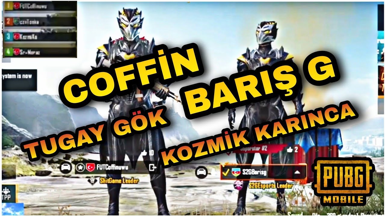 Coffin Barış G Tugay Gök Kozmik Karınca - Coffin Team Rus E-Sporcu Kızlar Turnuvasında - PUBG Mobile