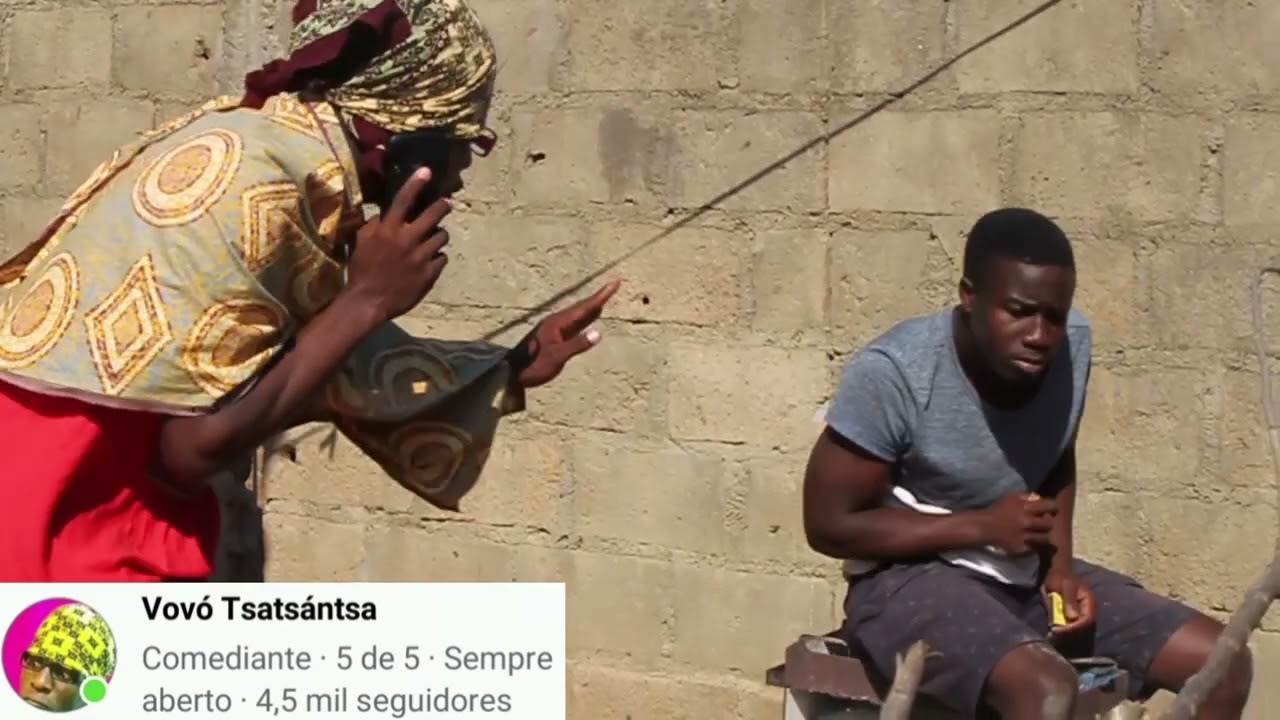 Zeferino comediante é vovó tsatsantsa