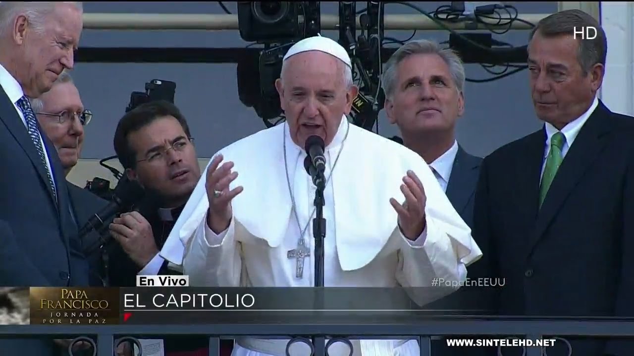 Discurso del Papa Francisco desde el balcón del Capitolio - 24/09/15