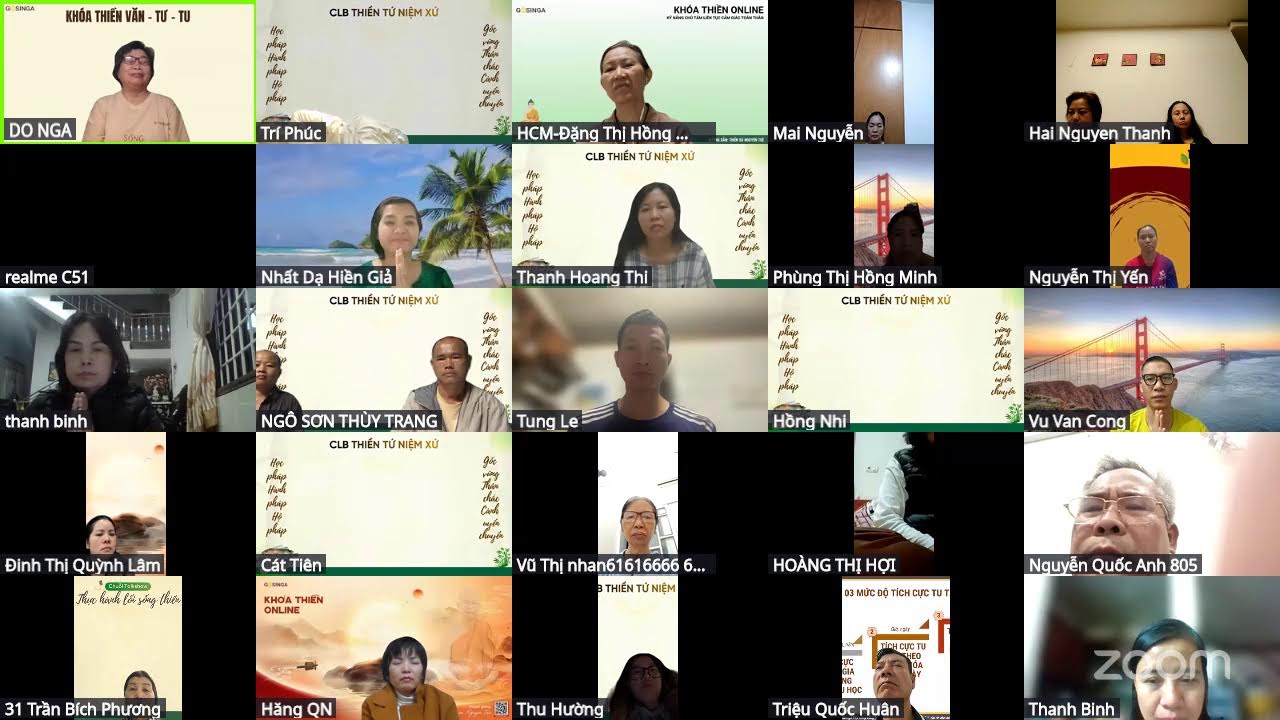 TRỰC TIẾP 05:00 SÁNG - BẾ MẠC KHOÁ THIỀN ONLINE VĂN TƯ TU