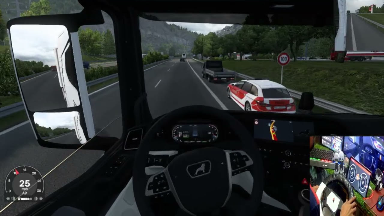 🚛🚛 रात की खतरनाक ड्राइव 🌧️ | Luxembourg ➝ Ukraine | ETS2 1.58 | बारिश में संकरी सड़कें 🚛