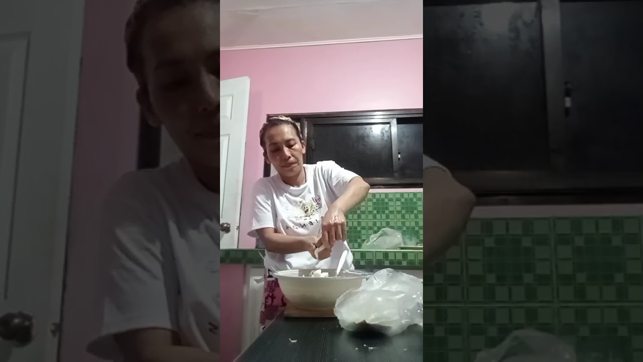 Cooking sneezing.