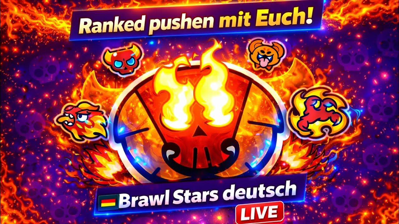 🔴Ranked pushen MIT EUCH!💪 | Brawl Stars Deutsch Live