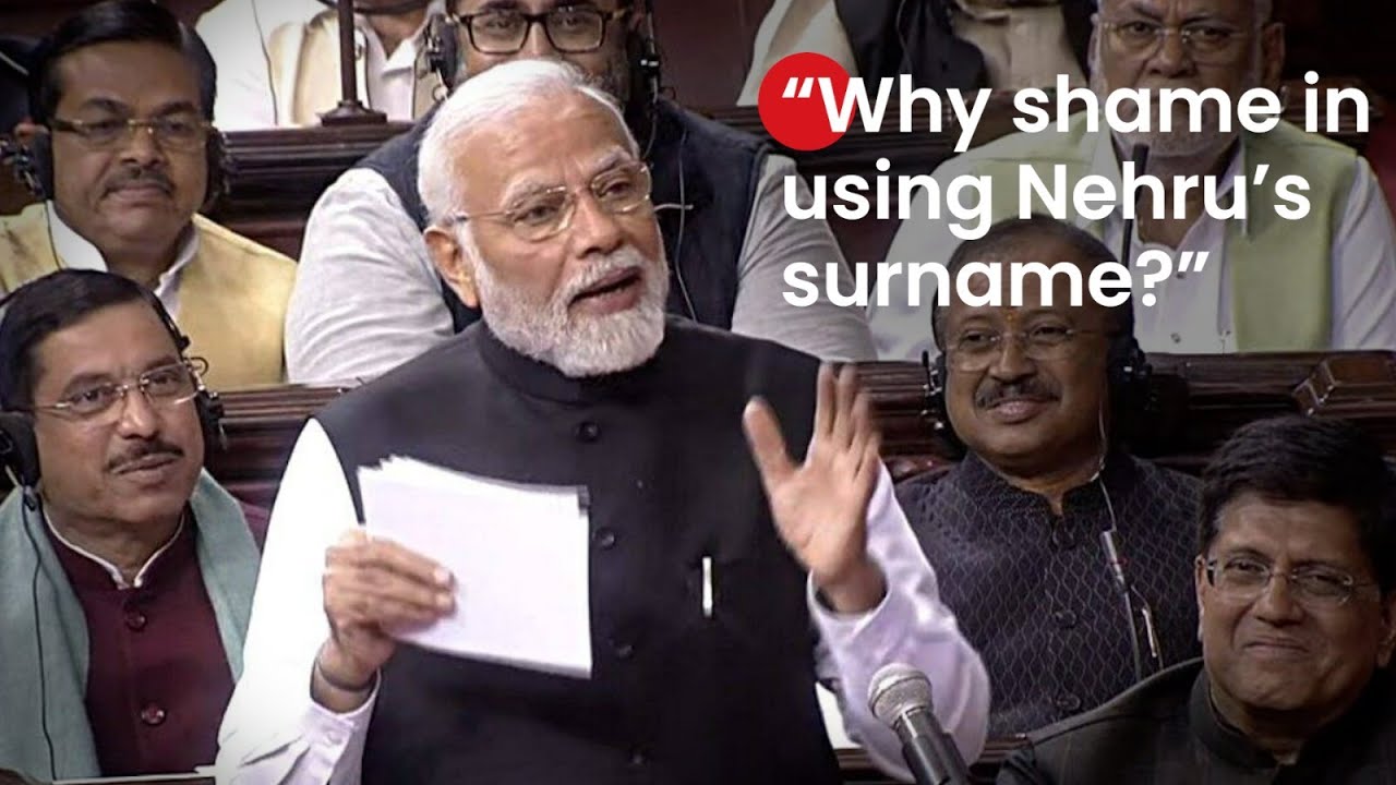 &ldquo;Why fear, shame in using Nehru surname?&rdquo; PM Modi takes dig at Gandhi family | Zee News