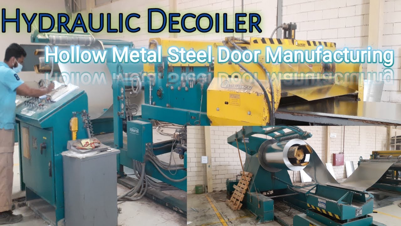 How Does it Works (Hydraulic Decoiler Machine)//Process Operation of Decoiler Machine//Sheet Metal