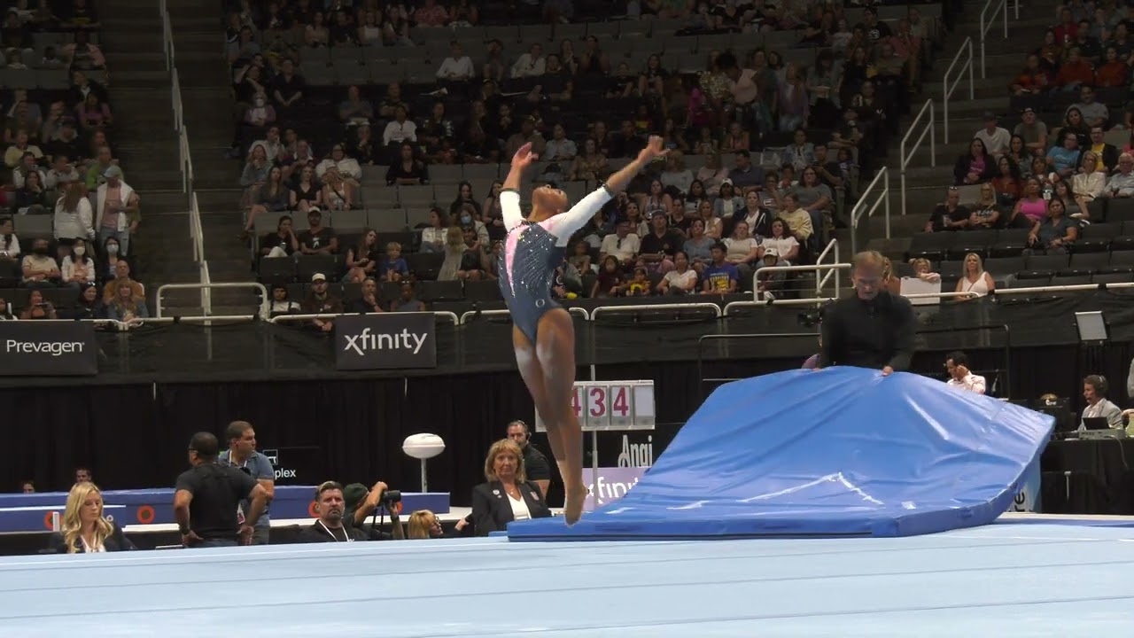 Kaliya Lincoln -  Floor Exercise  - 2023 Xfinity U.S.  Championships  - Senior Women Day 1