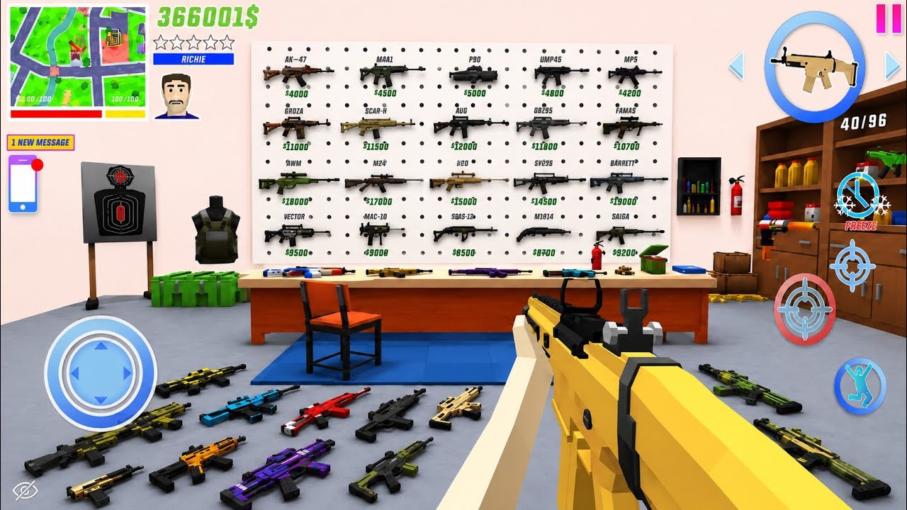 Finally! Bought Every Gun from New Gun Shop! | Dude Theft Wars