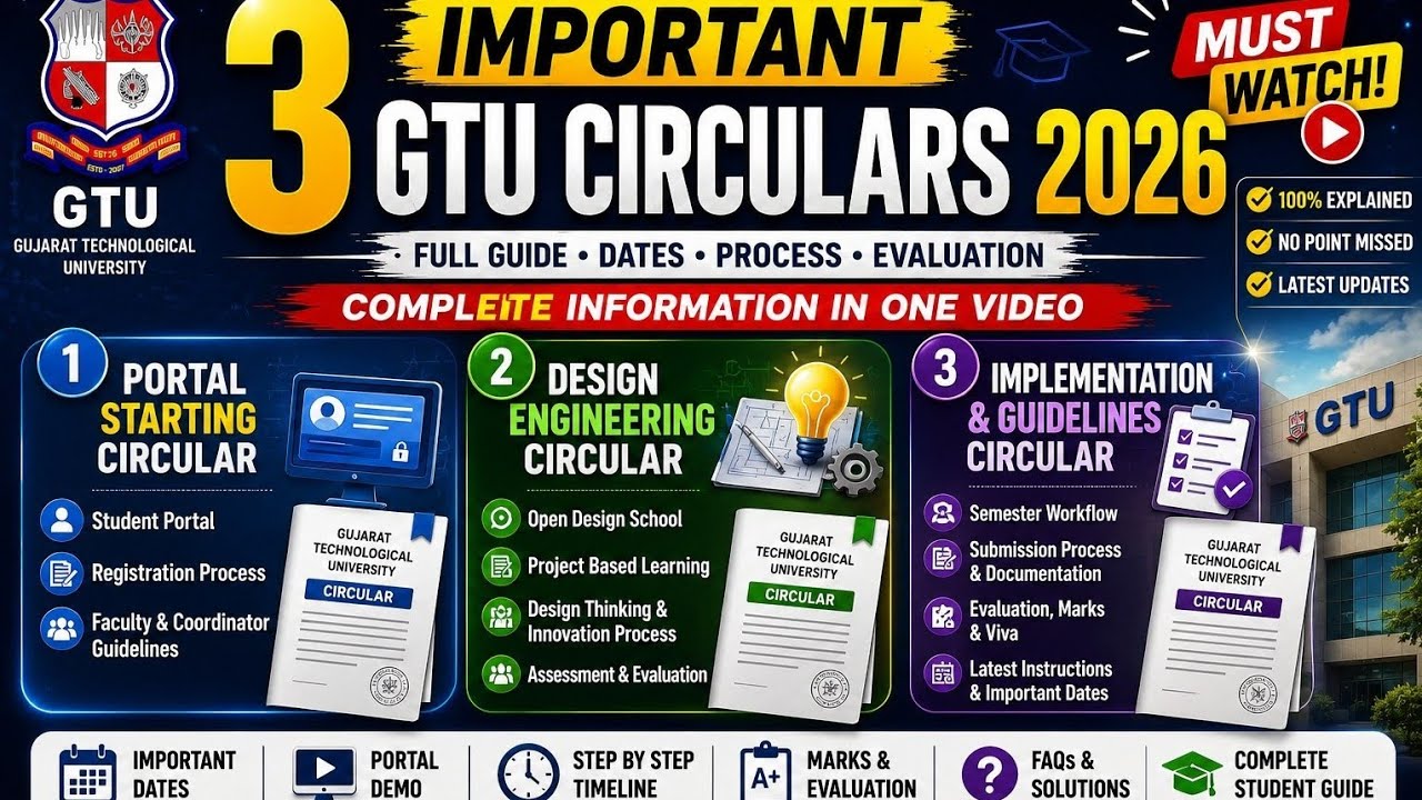 GTU Circular Update: 0 Marks Warning! ⚠️ Complete DE Portal & Diploma Marks Guide | GTUinsta